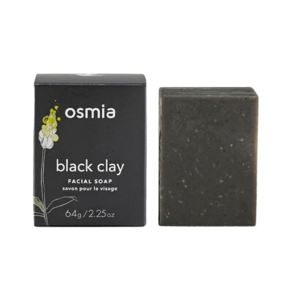 Osmia Organics Black Clay Facial Soap by Osmia Organics