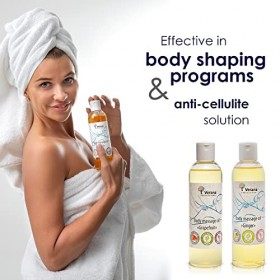 Cadeau Kit Verana, Huile de Massage 6 pcs, de Visage 1 pcs, de Cheveux 1 pcs, 100% Naturels, Bio, Vegan, Coco, Gingembre, Lav