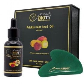 HUILE DE PEPINS DE FIGUE DE BARBARIE BIO | 100% PURE - Extra Vierge - Pressée à Froid | Excellent Anti âge - Anti cerne - Soi