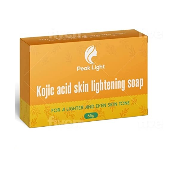 1 x 135 gram Kojie San Face Soap With Kojic Sponge Acne Prone - Lightening Bar - Smoothing Away - Dark Spots – Discoloration 