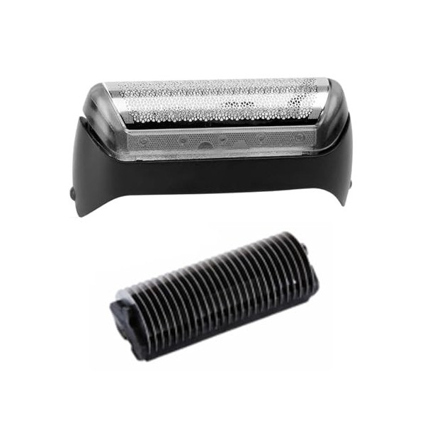 IUSOT Tête de rechange pour rasoir électrique série 1, feuille de rechange, grille de rasage et lames de rechange compatible 