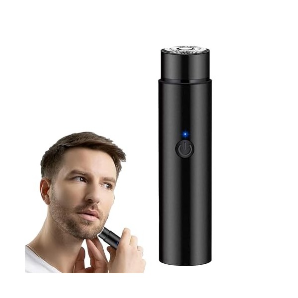 Mini rasoir électrique sans fil rechargeable par USB pour homme, rasoir électrique portable humide et sec, rasoir de poche él