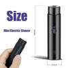 Mini rasoir électrique sans fil rechargeable par USB pour homme, rasoir électrique portable humide et sec, rasoir de poche él