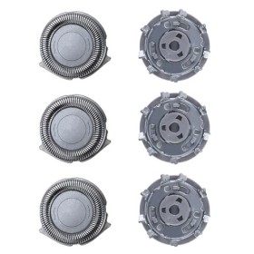 Lot de 3 têtes de rasoir de rechange, lames rotatives de rechange, compatibles avec séries 1000 2000 3000 5000, modèle AT8xx/