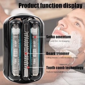 Stonenect Tête de rechange pour rasoir électrique compatible avec Braun Series 3 21B 3040s 3010s 3000s 3050cc 3080s 390cc 350