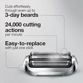 Tête de rechange pour rasoir Braun Series 7, 73S, fixez facilement votre nouvelle tête de rasoir, compatible avec les rasoirs