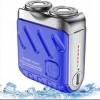 Mini rasoir électrique pour homme, rechargeable par USB IPX7, étanche, nouveau mini rasoir à barbe et design de valise portab