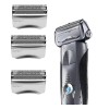 Lot de 3 têtes de rasoir électrique de rechange Series 7 70S, compatibles avec les rasoirs Braun Series 7 720cc, 730cc, 735s,