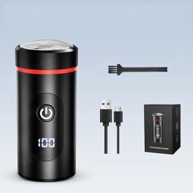 Mini Rasoir électrique, 8 * 3cm 7000rpm USB Rechargeable Shaver IPX7 étanche 90 Jours Dutilisation Prolongée Pour La Maison,