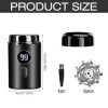 IXYHKB Mini Rasoir Electriques Hommes, USB Rechargeable Mini Rasoir Electrique avec Affichage, Portable Mini Rasoir de Voyage