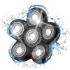 Lot de 6 lames de rechange pour rasoir de tête, résistant à leau, pour homme, rasoir rotatif, rasoir électrique pour homme