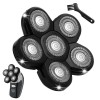 Têtes de rechange universelles à 6 lames compatibles avec Freebird Head Shaver, 6D Blades Shaver Head for Men Freedom Shaving