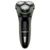 SweetLF Rasoir Electrique Homme Rechargeable avec Tondeuse Barbe IPX7 Etanche Technologie 120 min dAutonomie SWS7105 Vert Ol