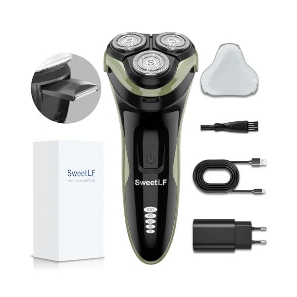 Rasoir électrique homme vert