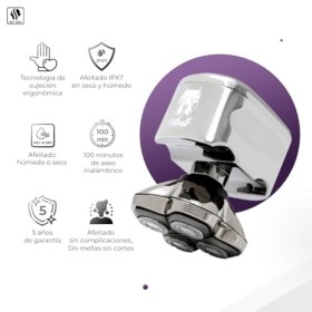 Skull Shaver Pitbull Diamond PRO - Rasoir électrique électrique homme tête et visage, Meilleur cadeau pour homme, idéal pour 