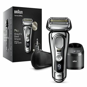 Braun Series 9 Pro Rasoir électrique pour homme, Rasoir à barbe avec tondeuse ProLift et tête 4 en 1, centre de nettoyage et 