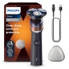Philips Rasoir Series 5000 - rasoir électrique Wet & Dry avec technologie SkinIQ, tondeuse rétractable, coffret de voyage, Qu