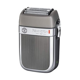 Remington Manchester United Heritage Rasoir électrique sans fil avec brosse de nettoyage et serviette pour le visage Argenté