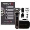 Remington Rasoir rotatif X9 système de coupe hybride SynX: rotatif & grille, rasage humide & sec, tondeuse précision, lames 