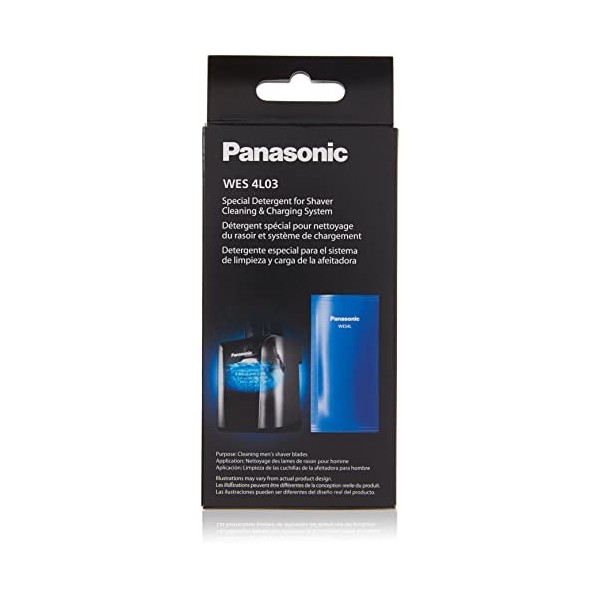 Panasonic Lot de 3 rasoirs pour homme WES4L03 - Recharge pour système de nettoyage et de charge automatique