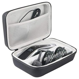 Khanka Dur Cas étui de Voyage Housse Porter pour Philips HC7460/15 /HC7452 Tondeuse Cheveux Series 5000/3000/9000（boîte Seule