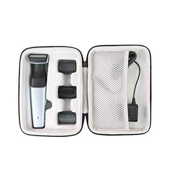Khanka Dur Cas étui de Voyage Housse Porter pour Philips BG5020/13 BG5020/15 Séries 5000 Tondeuse Corps pour la Douche