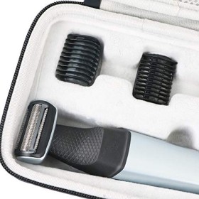 Khanka Dur Cas étui de Voyage Housse Porter pour Philips BG5020/13 BG5020/15 Séries 5000 Tondeuse Corps pour la Douche