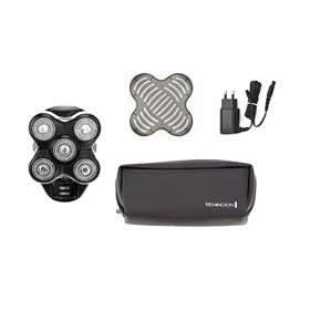 Remington Rasoir électrique pour homme chauve 5 têtes de coupe, résultats près de la peau 0,2 mm , imperméable, tondeuse de