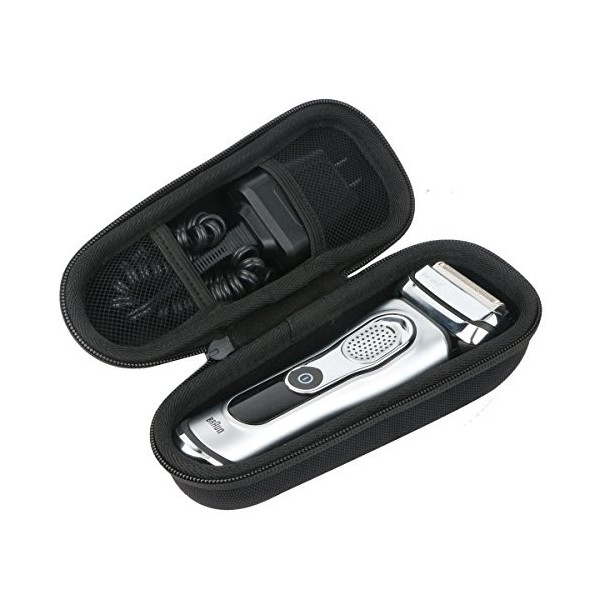 Khanka Dur Cas étui de Voyage Housse Porter pour Braun Series 5 5090cc-5 5020s-5 5040s Rasoir Électrique à Grille Rechargeabl