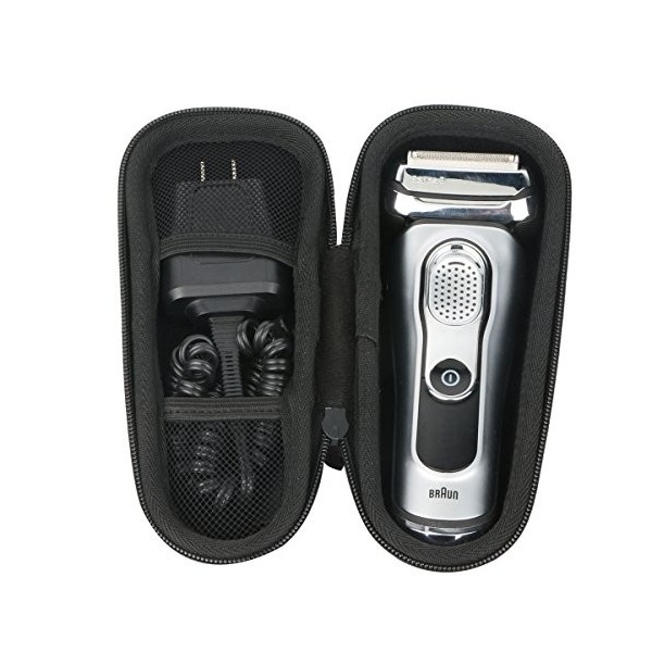 Khanka Dur Cas étui de Voyage Housse Porter pour Braun Series 5 5090cc-5 5020s-5 5040s Rasoir Électrique à Grille Rechargeabl