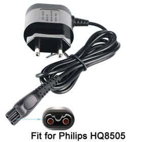 Olakin 15V Chargeur Rasoir Électrique, Chargeur Adaptateur Compatible avec 3000 5000 7000 9000 S5050 QT4022 PT860 AT750 QG HQ