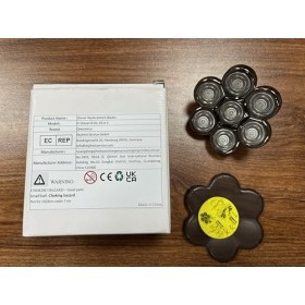 Qhecomce rasoir électrique tête de rechange manuelle, 7D lame de rechange 7 têtes de rasoir rotatives électriques pour la têt