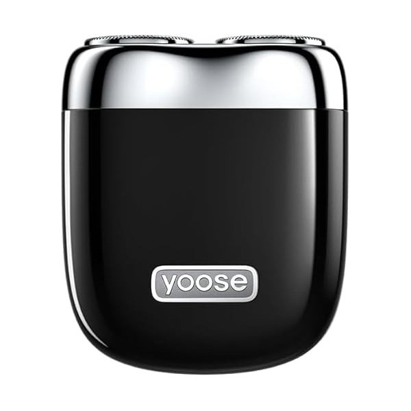 yoose MINI Rasoir électrique pour Homme, Rasoir électrique pour Homme en Alliage, Rasoir étanche IPX7 avec Moteur 8000 tr/min