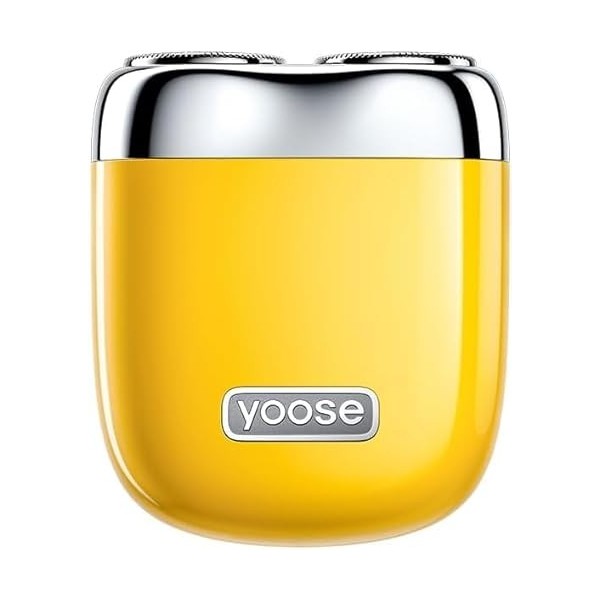 yoose MINI Rasoir électrique pour Homme, Rasoir électrique pour Homme en Alliage, Rasoir étanche IPX7 avec Moteur 8000 tr/min
