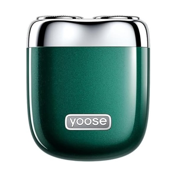 yoose MINI Rasoir électrique pour Homme, Rasoir électrique pour Homme en Alliage, Rasoir étanche IPX7 avec Moteur 8000 tr/min