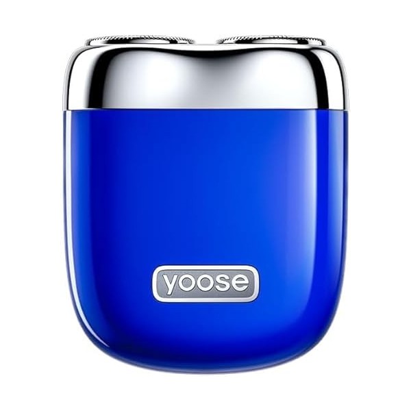 yoose MINI Rasoir électrique pour Homme, Rasoir électrique pour Homme en Alliage, Rasoir étanche IPX7 avec Moteur 8000 tr/min