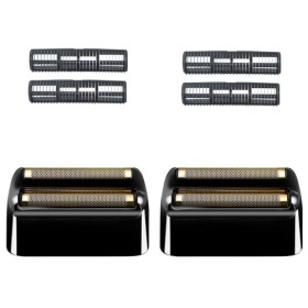 Lot de 2 feuilles de rechange pour rasoir BaBylissPRO Double FXFS2 - Noir