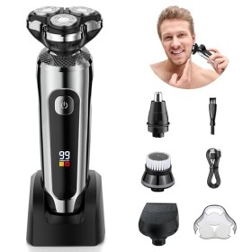 ETROBOT Rasoirs Électriques Homme, 2025 Amélioré Tondeuse Barbe Homme, Rasoir Humide/Sec Étanche, Rechargeable Rasoir Electri