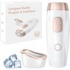 Épilateur Lumière Pulsée Refroidissant, IPL Lumière Pulsée Sans Douleur avec Lampe de Nettoyage, 9 Niveaux dénergie à Domici