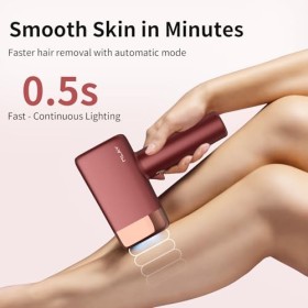 Appareil dépilation à la glace - Utilisation à domicile - Rouge