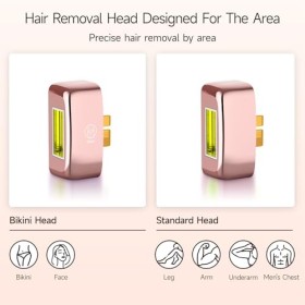 Épilateur Lumière Pulsée avec fonction congélation, 0,5 sec/flash, énergie max 20J, appareil dépilation IPL indolore avec 5 