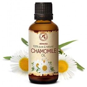 Huile Camomille 50ml - Matricaria Chamomilla - Extrait Naturel Huile de Camomille - Huile de Support - Huile de Base - Soin d