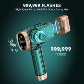 Appareil dépilation IPL - Écran tactile LCD - 9 niveaux dénergie - 3 en 1 - Idéal pour lépilation sur tout le corps