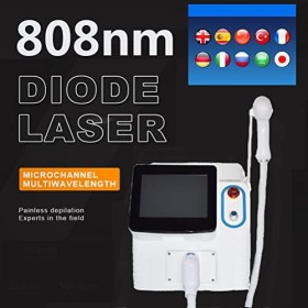 Épilateur IPL OPT indolore 808 nm pour tous les types de peau, épilation permanente par refroidissement, rajeunissement des s