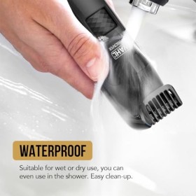 WAHL Manscaper Lithium Groin and Body Trimmer, tondeuse pour le corps, tondeuse entièrement étanche, utilisation humide/sèche