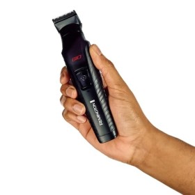 Remington Tondeuse multifonction 10en1 Kit de rasage pour visage, barbe, sourcils, oreilles & nez avec 2 têtes + 3 sabots, t