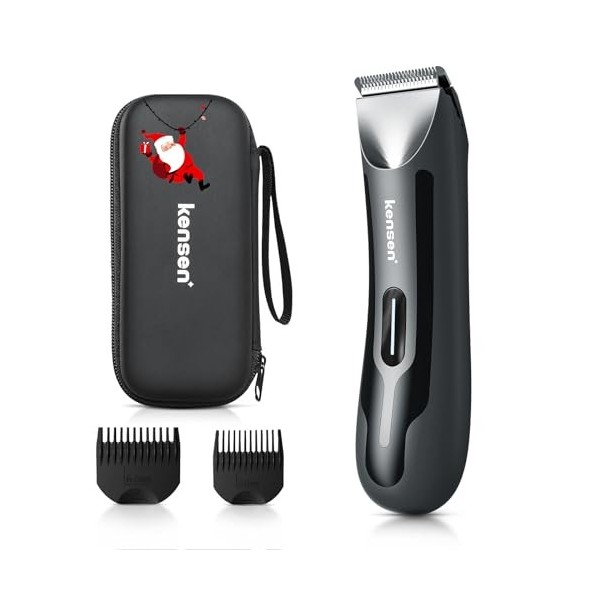 Tondeuse Corps Homme kensen Tondeuse Intime Homme Tondeuse Homme Partie Intime Étanche IPX7 Tondeuse Barbe Homme Rechargeable