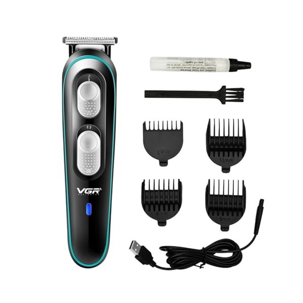 SHEBEEDO Tondeuse à barbe avec outils de barbier