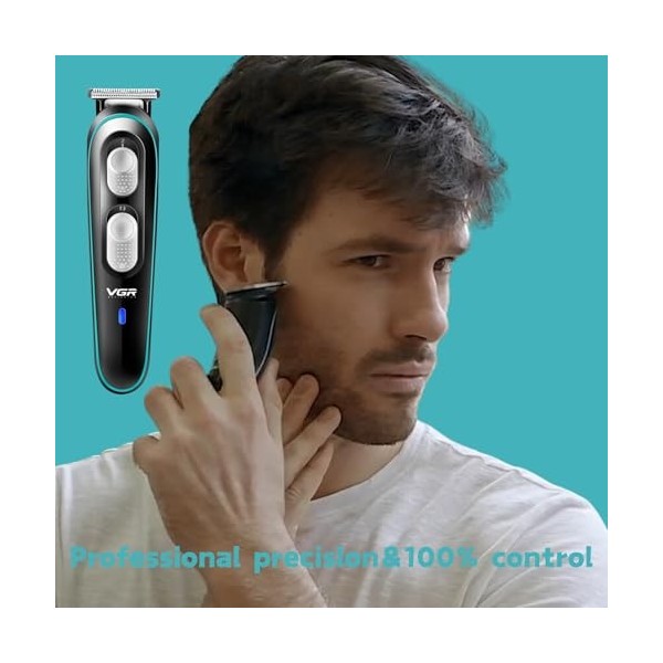 SHEBEEDO Tondeuse à barbe avec outils de barbier