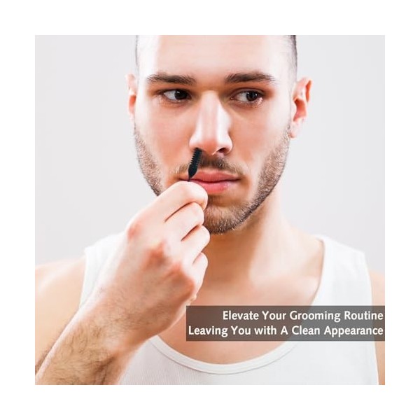 Lot de 3 tondeuses nasales rotatives à 360°, 2 en 1 double face, outil dépilation manuel portable pour homme et femme rose 